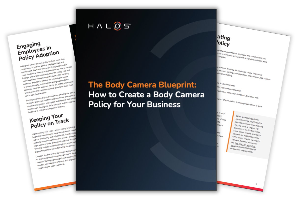 Download the Body Camera Policy Guide for Employee Adoption